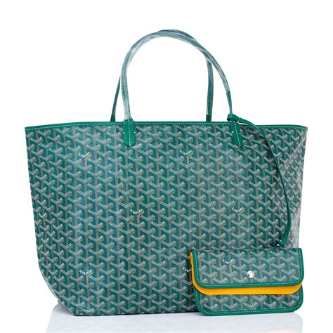 green goyard side bag|goyard green bag price.